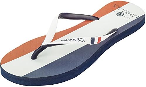 Samba Sol Flag Collection Flip Flops - Fashionable and Comfortable. Trendy and Classic Sandals for Women