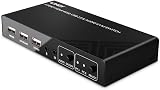 LINDY 2-Port HDMI 4K60 KVM Switch USB 2.0 Audio Hub view 5