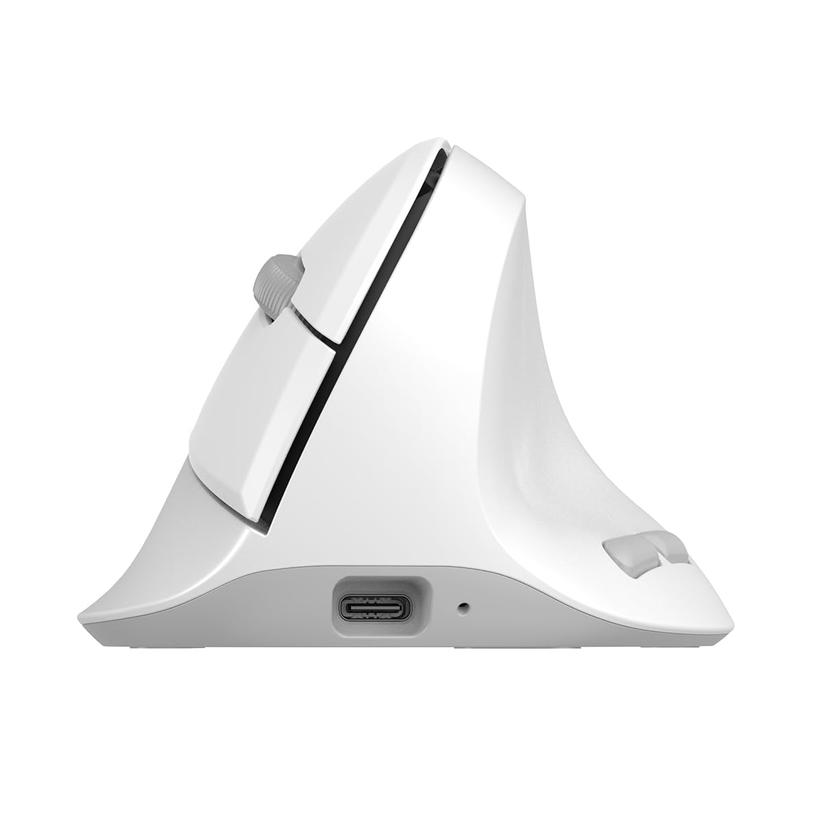 Photo 1 of DELUX Wireless Ergonomic Vertical Mouse for Small Hands, Rechargeable Vertical Mouse, Lightweight, 4000DPI, 6 Buttons, 2.4G+BT5.2 Dual-mode for Carpal Tunnel, for Window, MacOS, Laptop (M618AIR-White)