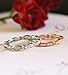 Oxford Diamond Co Marquis & Round Cubic Zirconia Eternity Band .925 Sterling Silver Ring Size 8