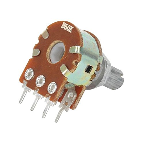 20pcs Rotary Potentiometer Knob WH148 10k-Ohm with Knurled Shaft for Easy Volume Control on Audio Equipment and other Electronic Projects from Optimus Electric