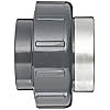 Spears-8059-SR-Series-PVC-Pipe-Fitting-Union-with-Viton-O-Ring-Schedule-80-Gray-Socket-x-Stainless-Steel-Reinforced-NPT-Female