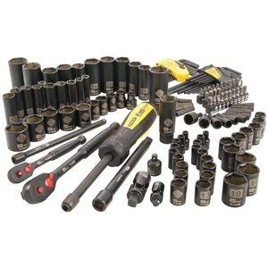 STANLEY 141 pc Black Chrome