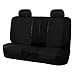 FH-FB051R012 Multifunctional Flat Cloth Bench Seat Covers, Allow 40/60, 60/40, 50/50 Split, Black color