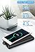 20000mAh Portable Phone Charger,Portable Charger Power Bank External Battery Pack Built-in Cable with LCD Digital Display 5V 2.1A Fast Charger USB Type C Port for Smart Phones,Android Phone,Tablet
