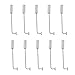MagiDeal Lapel Brooch Pin Men's Corsage Safety Pins for Wedding Brooch Sewing Dressmaking Uniform Scarf Clothes Fix Pack of 10 Sets