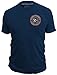 2nd Amendment Brand - Seal of 1791 - Vintage Mens T-Shirt American Flag Second 2A Made of USA Cotton (Large) Navy Blue