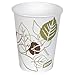 Dixie 8 oz Paper Coffee Cups By GP PRO, Pathways Design, 500 Count (25 Disposable Cups Per Sleeve, 20 Sleeves Per Case), 2338WS