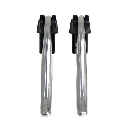 TEKTRO RX 4.1 Aero Brake Lever Set For Time Trial/Triathlon Bars - Silver/Black