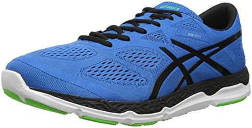 ASICS Men's 33-FA Running Shoe, Blue/Black/Flash Green, 13 M US