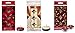 3-pack Assorted Scented Tea Light Candles 24-ct Apple Cinnamon Vanilla and Black Cherry