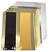 Gold Silver Metallic Chrome Mirror, Holographic Rainbow Oilslick, Reflective Permanent Vinyl 11 Sheets Assorted for Cricut Expression Explore Silhouette Cameo Make Adhesive Backed Vinyl Decals Signs