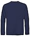 DRI-EQUIP Youth Long Sleeve Moisture Wicking Athletic Shirts. Youth Sizes XS-XL, True Navy, Large