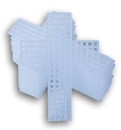 Plastic Embroidery Canvas Cross Shape - 3'' - 20pc - Thumbnail 2