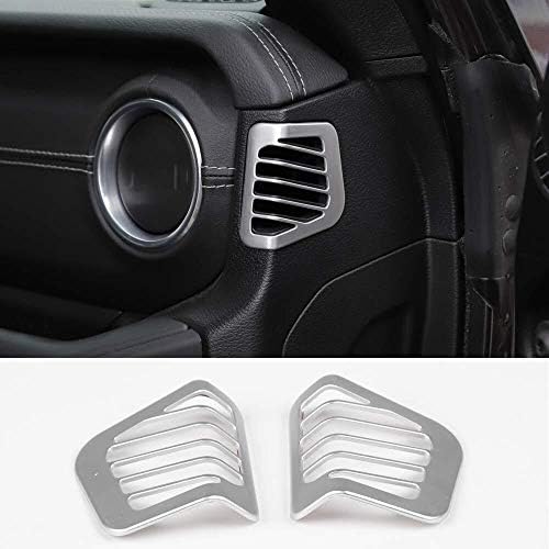 Lizib マーケティング ジープ ラングラー Jl 18 Jeep Wrangler ダッシュボードサイドエアーアウトレットフレーム シルバー ラングラーjl アクセサリー Color おしゃれ Abs B