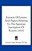 Extracts of Letters and Papers Relating to the Egyptian Inscription of Rosetta (1815)