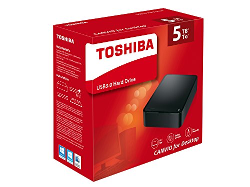Toshiba Canvio 5TB Externe Desktop-Festplatte (8,9 cm (3,5 Zoll), USB 3.0) glänzend schwarz – Bild 8
