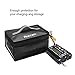 REALACC Upgraded Lipo Safe Bag Waterproof Fireproof Explosionproof for Lipo Battery Storage and Charging,Large Space Fire and Water Resistant for DJI Mavic 2 pro Spark Tello Phantom with Luminous Hand