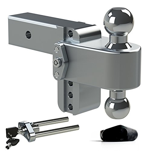 180 Hitch by Weigh Safe: 4-inch Drop (2.5" Shaft) LTB4-2.5 with WS03 Key Lock Assembly