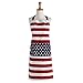 DII Patriotic Kitchen Apron for BBQ Grilling, Cooking or Baking, American Flag