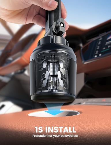Lamicall Car Phone Holder Cup Holder - Longer Neck Adjustable [Thick Cases Friendly], Car Cell Phone Holder Mount for Truck Golf Cart iPhone Samsung and All 4-7" inches Smartphones