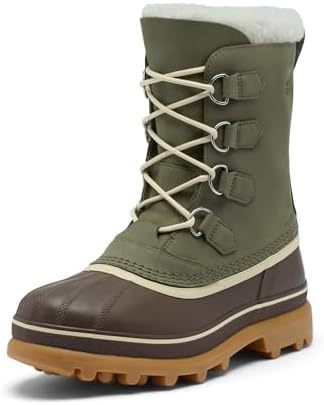 Amazon.com | Sorel Men's Caribou Stack WP Boot — Buff — Waterproof