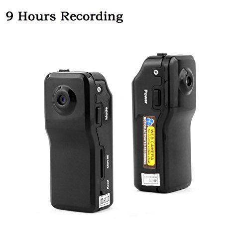 PANNOVO Mini spy camera 960P HD Hidden Noise Activation Nanny Camera with Motion Detection