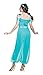Disguise Women's Jasmine Deluxe Adult Sized Costume, Turquoise, Jasmine Deluxe Adult Costume, S 4-6 US