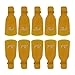 Susenstone®10PC Plastic Nail Art Soak Off Cap Clip UV Gel Polish Remover Wrap Tool (Gold)