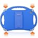TopEsct Kids Case for iPad Mini 4th/5th Generation with Tempered Glass Screen Protector and Strap, Silicone Shockproof Case for iPad Mini 4 and iPad Mini 5 (Blue)
