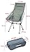 MARCHWAY Lightweight Portable Folding High Back Camping Chair with Pillow for Outdoor Sport and Travel (Green)