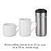 Hamilton Beach 49975 FlexBrew Single Serve Maker with 40 oz. Reservoir, Compatible with K-Cup Packs or Ground Coffee, 3 Brewing Sizes, Black