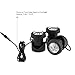 Powstro 3pcs Solar Powered Spotlights LEDs Super Bright Solar Powered Submersible Lamps RGB Color Changing Projection Light Outdoor LED Landscape Spotlight Solar Fish Tank Fountain Underwater Lighting