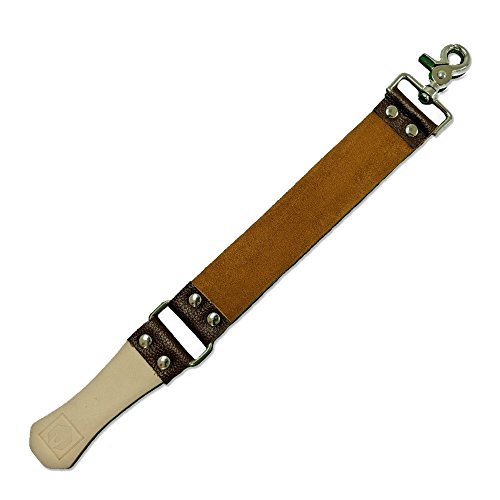 BATTLBOX Blade Restore Leather Strop – Maintain and Smooth Knives, Razors and Scissors – Made from Leather – Extend the Life of Knives and Razors