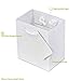OccasionALL Mini White Gift Bags with Handles, Holiday Bags, Christmas Wrap, Birthdays, Weddings, Bachelorette, Party Favors, Bulk, 4x2.75x4.5 12 Pack