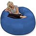 Chill Sack Bean Bag Chair - 5' Giant Memory Foam Lounge Chair with Soft Microfiber Cover – Cozy Furniture for Living Room, Dorm, & Kids' Rooms – Comfortable 5 Ft, Microsuede Lounge Sofa, Royal Blue