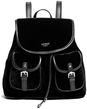guess velvet backpack
