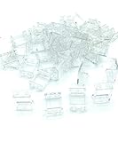 LEGO #4864 Parts and Pieces 50 Count Transparent Clear 1x2x2 Window Panel Loose