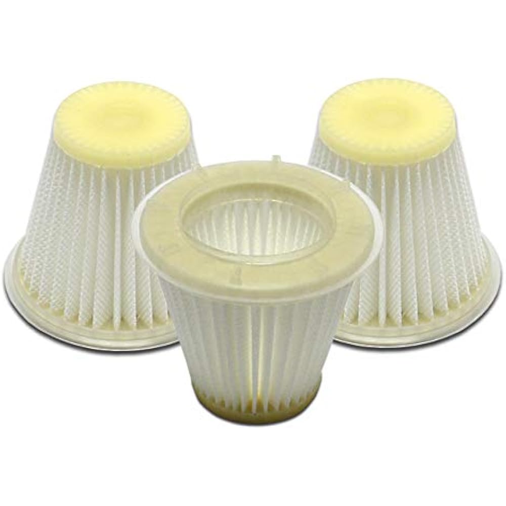 10 Replacement Filters for Black+Decker VF100 Cyclonic Action DustBusters