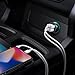 AUKEY Car Charger with 24W/4.8A Dual-Port & Aluminum Alloy Finish for iPhone Xs/XS Max/XR/X/8, iPad Pro/Air 2/Mini, Samsung Galaxy Note9 and More