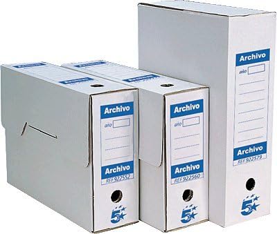 5 Star Deflecto - Caja de archivo definitivo: Amazon.es: Oficina y papelería