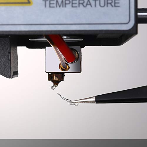 MAKEASY 3D Printer Nozzle Cleaninng Kit, 3D Printer Accessories Nozzle Cleaning Tool Kit - 0.4mm Needles Tweezers Filament Clog Cleaner Accessories - Thumbnail 3