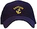 Captain with Ships Anchor Embroidered Baseball Cap - Navy primary