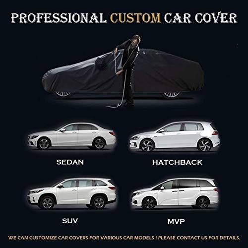 Autohoezen Compatibel Met BMW X1 X2 X3 X4 X5 X6 X7 Car Cover Ingebouwde Katoen 100% Waterdicht, Sneeuw Hagel Vorst Stof… - Afbeelding 7