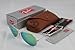 Ray-Ban Aviator RB3025 Green Mirrored Sunglasses with Gold Frame 112/19