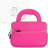 Evecase Ultra-Portable Universal Carrying Sleeve Case for Tablets and Laptops such as Tabeo e2 8 inch Kids Tablet - Hot Pink