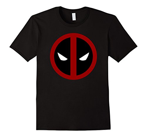 Men s Marvel Deadpool Mask Classic Graphic T-Shirt 3XL Black