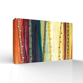 Wall26-Canvas Wall Art-Abstract Colorful Lines-Giclee Painting Wall Art for Bedroom Living Room Home Decoration - 12x18 inches