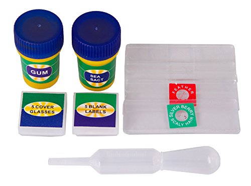 Levenhuk Labzz M1 Kids Microscope with Accessory Kit (Pipette, Prepared Slides, Blank Slides, Cover Slips, Slide Stickers, Sea Salt Included) - Thumbnail 3