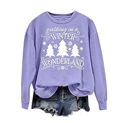 Plus Size Funny Christmas Shirts for Women Long
